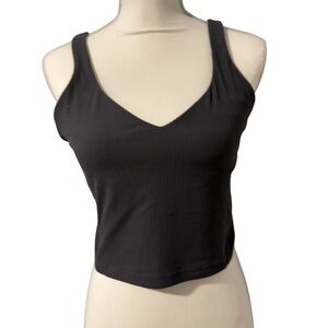 lululemon athletica Grey Ribbed Tank Top | Good Used Condition